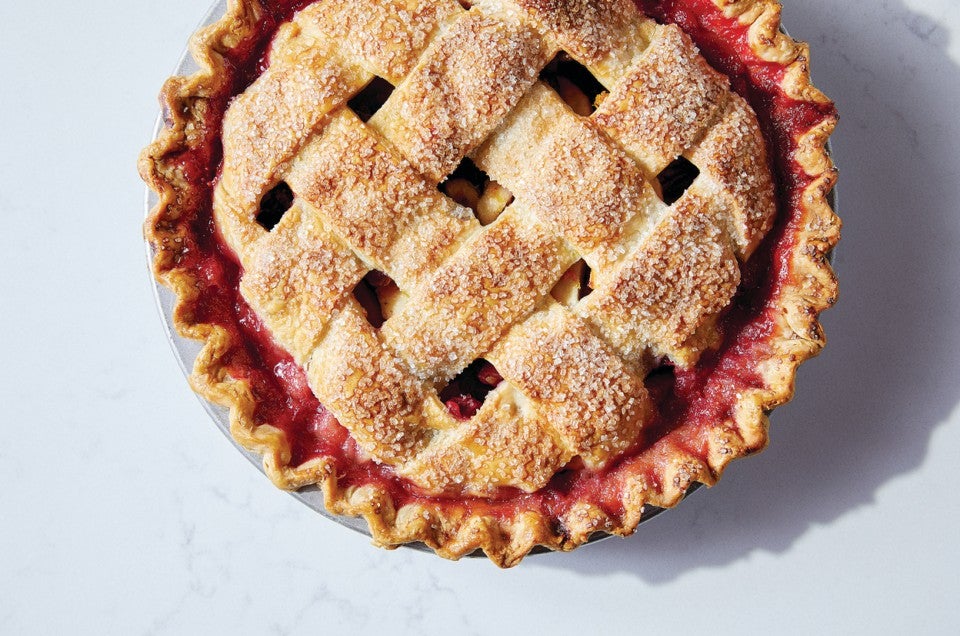 Lattice topped pie